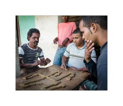 Trinidad Cuba 40  Local Game of Dominoes Trinidad