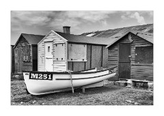 Boat at the Beach Huts Portland Bill