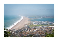 Chesil Beach from Portland Bill