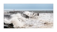 High Tide Rough Sea