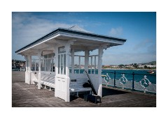Shelter on Swanage Pier