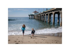 Los Angeles 35  Manhatten Beach Under the Pier - Nikki and Jason