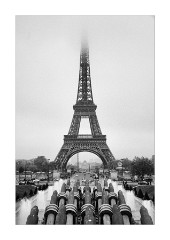 Looking over the Fountains of the Palais de Chaillot towards the Eiffel Tower