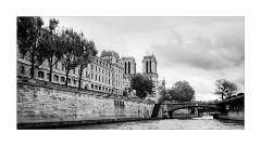 Police Headquarters and Notre Dame from the Seine