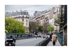Bridge looking down onto the Cemetery of Montmartre