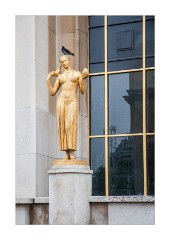 One of Many Golden Statues Palais de Chaillot