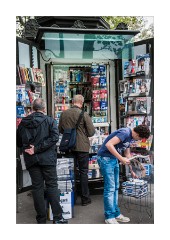 Stall near the Luxembourg Gardens