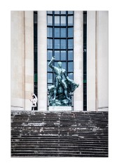 Steps and Statue Palais de Chaillot