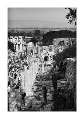 Ephesus and Sirince 17  Ephesus, looking down the street to the Library