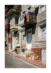 Istanbul  The Wooden Houses near the Chora Church