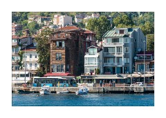 Istanbul  River cruise on the Bosphorus European side