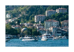 Istanbul  River cruise on the Bosphorus European side