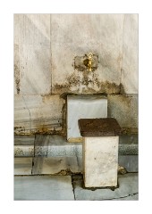 Istanbul  The Blue Mosque feet washing area