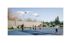 Folsom 25  Nikki.s Tennis Lesson Watching a Flight of Birds