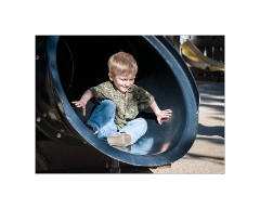 San Diego 55  Legoland - Jason coming out of the tunnel