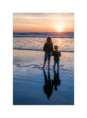 San Francisco 30  Great Highway Beach San Francisco - Watching the Sun Set