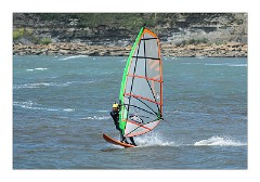 Dorset 12  Wind Surfing Kimmeridge Bay