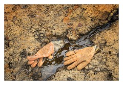 Dorset 33  Rubbish at Portland Bill