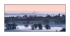 Dorset in Spring 23  Somerset Levels - Views of Glastonbury Tor