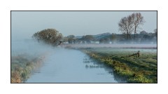 Dorset in Spring 25  Somerset Levels -  Mist over the River