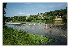France Amboise 05  The  Loire Amboise  The family in the river