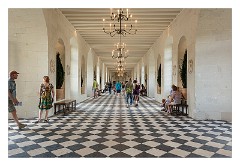 France Chateaus and Churches 09  Chateau de Chenonceau Oliver, Cassie and Jess in the distance
