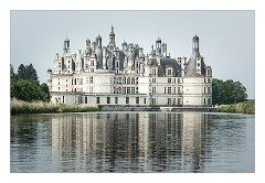 France Chateaus and Churches 15  Chateau de Chambord from the river