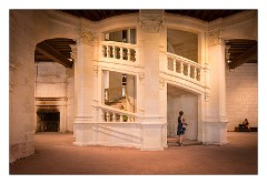 France Chateaus and Churches 19  Chateau de Chambord Staircase of one of the 5 towers