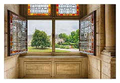 France Chateaus and Churches 23  Chateau de Chambord View from the Chapel
