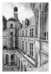 France Chateaus and Churches 25  Chateau de Chambord View from the outside of one of  the towers