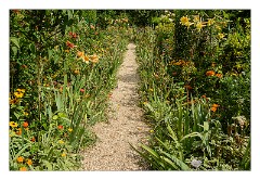 France Giverny 04  Claude Monet's Garden The Yellow and Orange Border