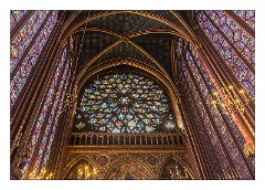France Paris 41  Saint Chapelle A gem of High Gothic Architecture