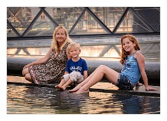 France Paris 59  The Louvre Jenn, Jason and Nikki
