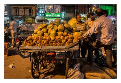 Jaipur  07  Night is falling just outside the City Gate
