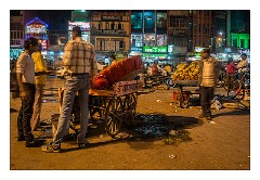 Jaipur  08  Night is falling just outside the City Gate