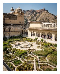 Jaipur  50  Garden Courtyard Amber Fort