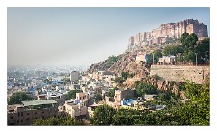 Jodhpur 023  View of the Meharangarh Fort