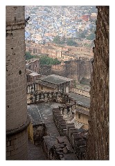 Jodhpur 026  View of the blue city below the Meharangarh Fort
