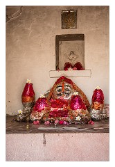 Jodhpur 049  Diwali decorations on the way down from the fort to The Brahmin area called the Blue City of Jodhpur