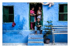 Jodhpur 052  The Brahmin area called the Blue City of Jodhpur