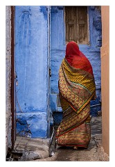 Jodhpur 060  The Brahmin area called the Blue City of Jodhpur