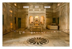 Jodhpur 075  Jaswand Thada Cenotaph - interior