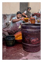 Jodhpur 084  The area called Lawaran - The dying of cloth