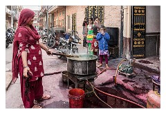 Jodhpur 086  The area called Lawaran - The dying of cloth