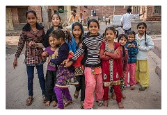 Jodhpur 095  The area called Lawaran - the children
