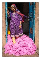 Jodhpur 096  The area called Lawaran - The dying of cloth