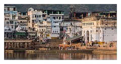 Pushkar 10  The Brahma Ghat on Pushkar Lake