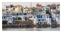 Pushkar 11  The Brahma Ghat on Pushkar Lake