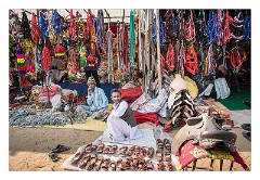 Pushkar 53  Pushkar Camel Fair - stalls of goods for sale
