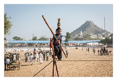 Pushkar 54  Pushkar Camel Fair - child entertainment in the arena
